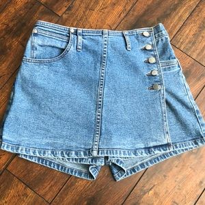 Vintage 90s Silvertab Shorts Skort Levi’s Denim